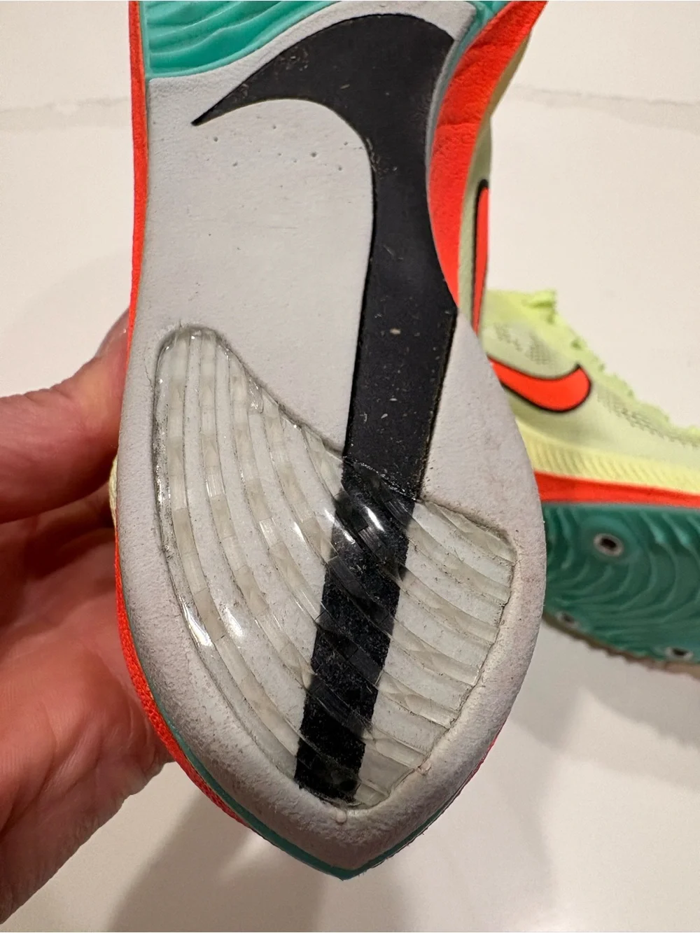 Nike Distance Track Spikes ZoomX Dragonfly Women's size 5.5. Men’s size 4